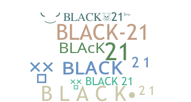 Smeknamn - BLACk21