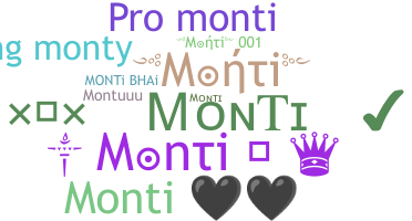 Smeknamn - Monti