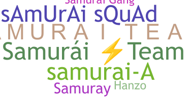 Smeknamn - SamuraiTeam