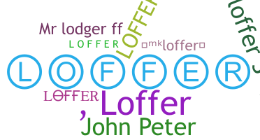 Smeknamn - Loffer