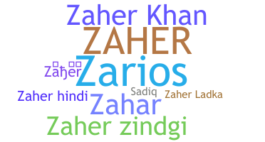 Smeknamn - Zaher