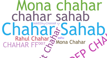 Smeknamn - Chahar