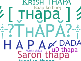 Smeknamn - Thapa