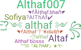 Smeknamn - Althaf