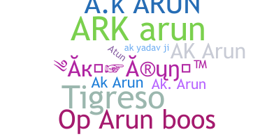 Smeknamn - AkArun