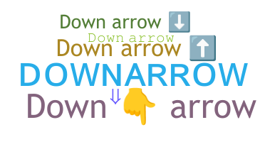 Smeknamn - downarrow