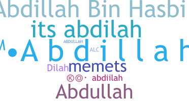 Smeknamn - Abdillah