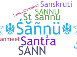 Smeknamn - Sannu