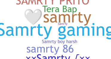 Smeknamn - Samrty
