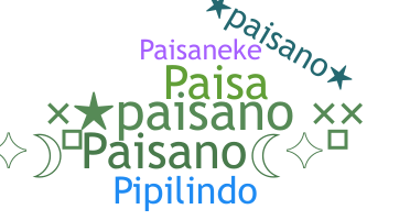 Smeknamn - Paisano