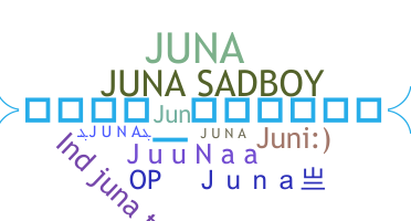 Smeknamn - JuNa