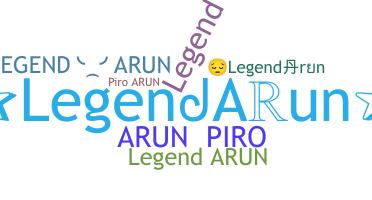 Smeknamn - LegendArun