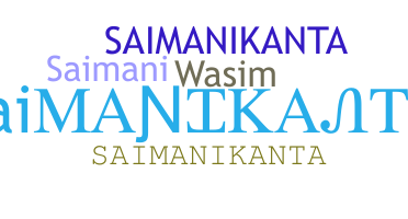 Smeknamn - Saimanikanta