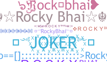 Smeknamn - rockybhai