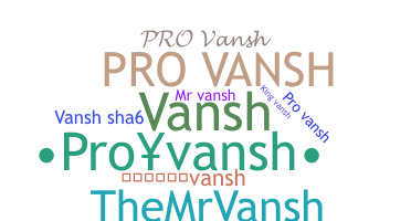 Smeknamn - ProVansh