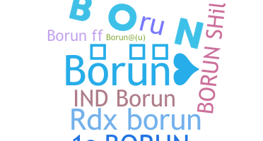 Smeknamn - Borun