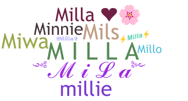 Smeknamn - Milla