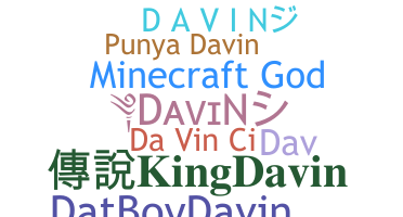 Smeknamn - Davin