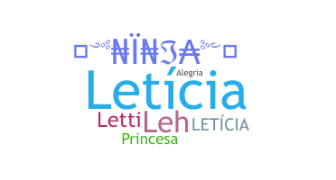 Smeknamn - Letcia