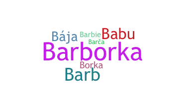 Smeknamn - Barbora