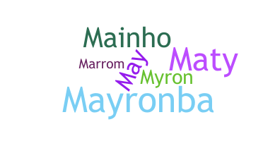 Smeknamn - Mayron