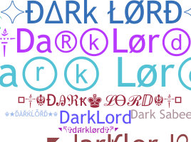 Smeknamn - darklord