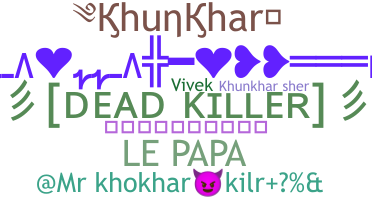 Smeknamn - Khunkhar