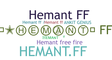 Smeknamn - Hemantff
