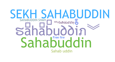 Smeknamn - sahabuddin
