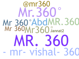 Smeknamn - Mr360