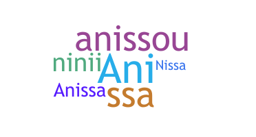 Smeknamn - Anissa