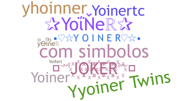 Smeknamn - yoiner