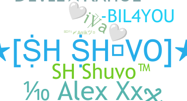 Smeknamn - SHSHUVO