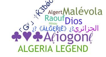 Smeknamn - Algeria