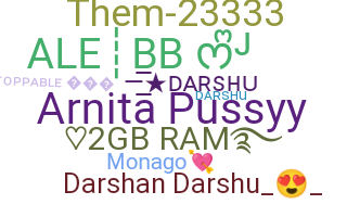 Smeknamn - Darshu