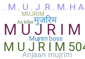 Smeknamn - Mujrim