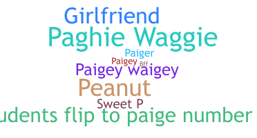 Smeknamn - Paige