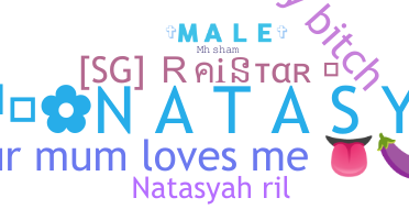 Smeknamn - Natasyah