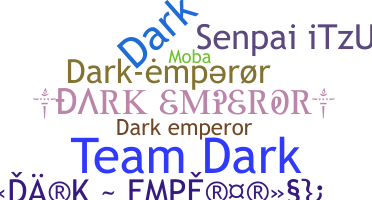 Smeknamn - darkemperor