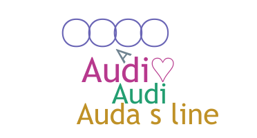 Smeknamn - audi