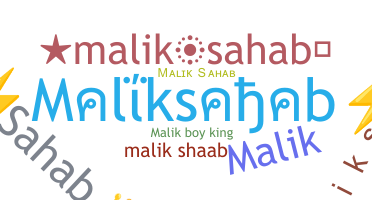 Smeknamn - Maliksahab