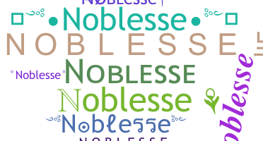 Smeknamn - Noblesse