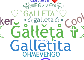 Smeknamn - Galleta