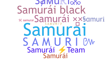 Smeknamn - Samuri
