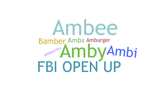 Smeknamn - Amber