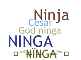 Smeknamn - Ninga