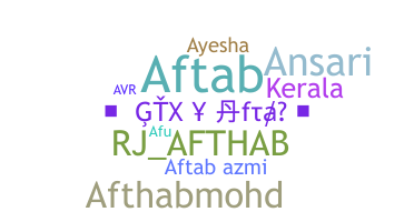 Smeknamn - Afthab