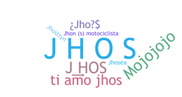 Smeknamn - Jhos