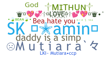 Smeknamn - Mutiara