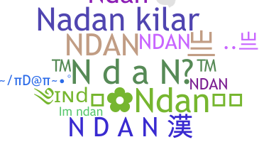 Smeknamn - Ndan